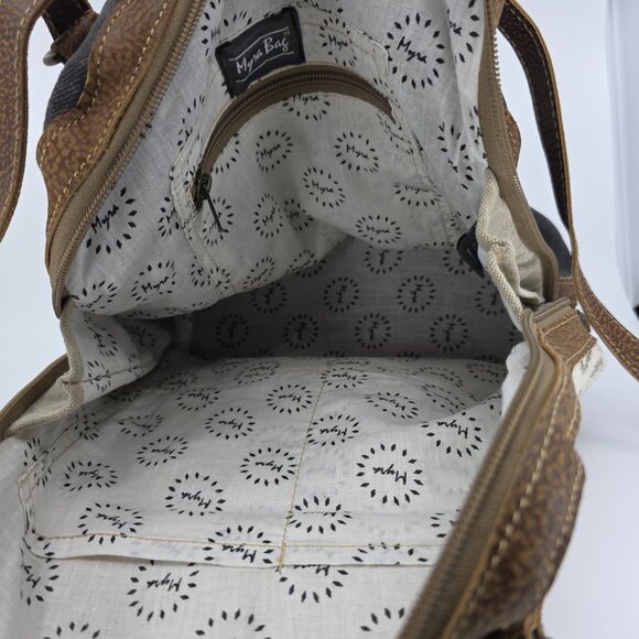Myra Bag Wild Things Hair-on-Hide Backpack | Western Boho Convertible Bag main image 5